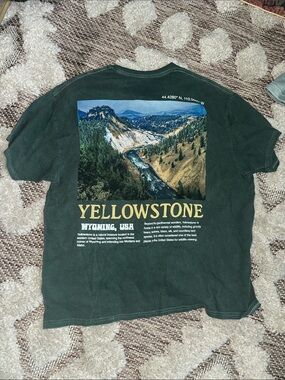 Yellowstone Graphic T-Shirt in Forest Green